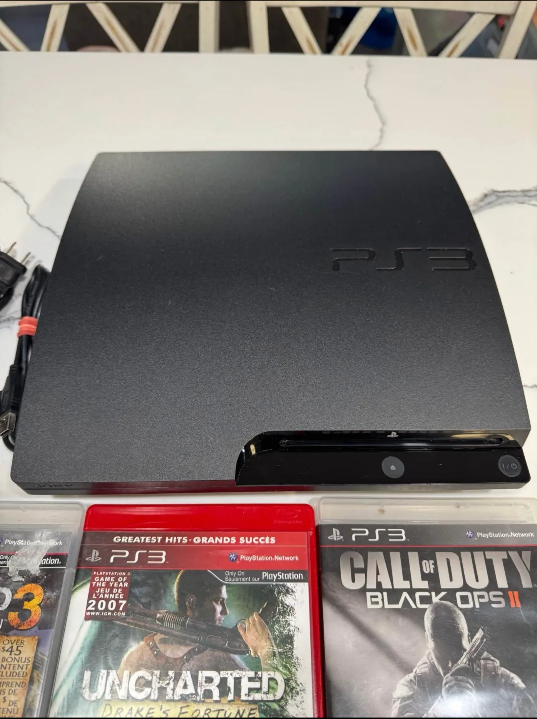 PlayStation 3 (PS3) Modded with Games & Controller image indicator(3)
