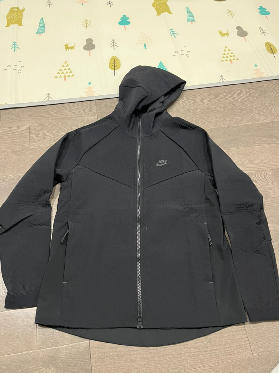 Nike Tech Fleece Windrunner Jacket - Black, Size M - photo 4