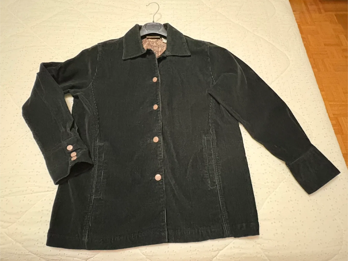Vintage Corduroy Jacket - Black