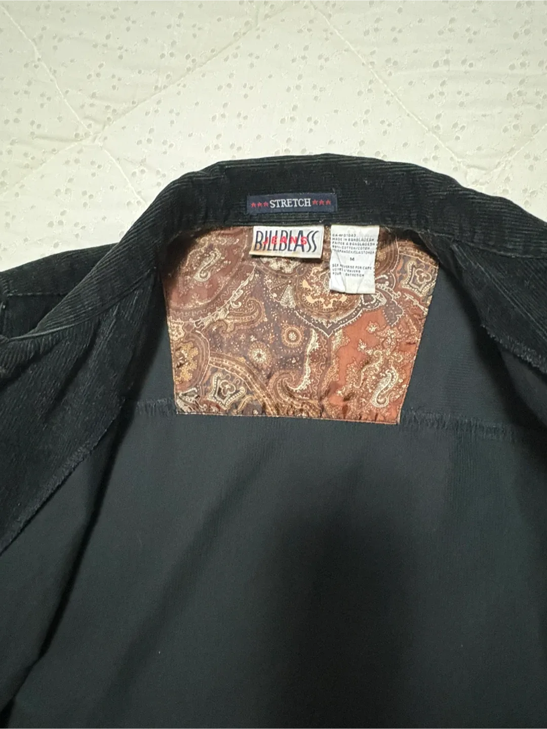 Vintage Corduroy Jacket - Black image indicator(6)