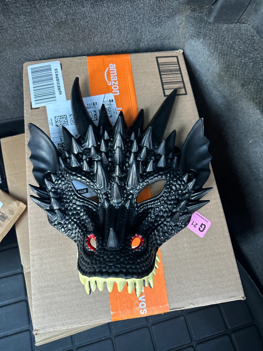 Halloween Roleffy Black Dragon Mask - photo 2