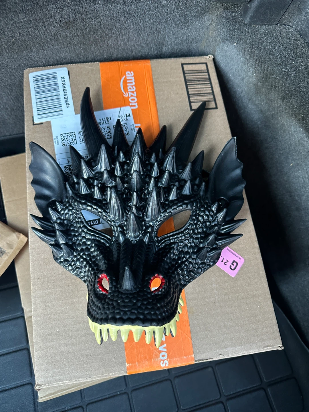 Halloween Roleffy Black Dragon Mask - photo 3