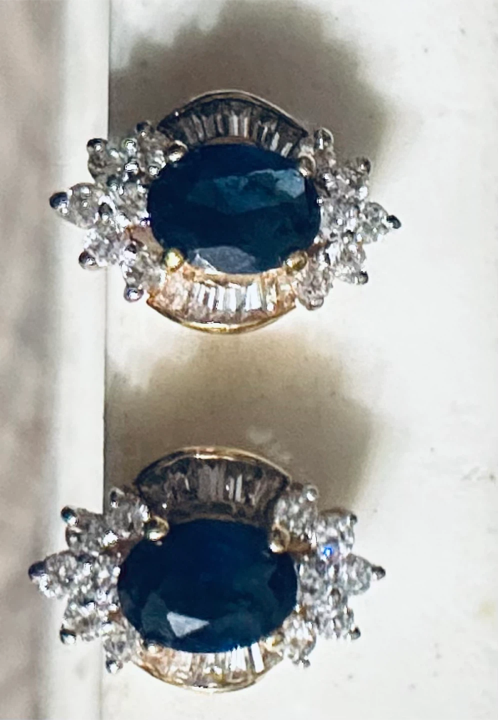Sapphire & zirconia Earrings - photo 5
