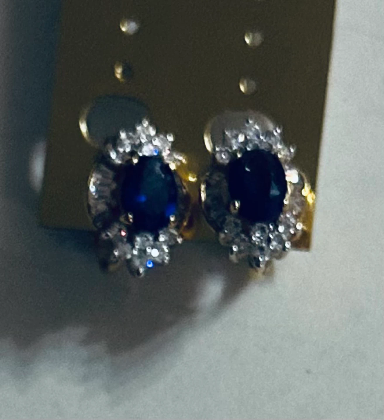 Sapphire & zirconia Earrings - photo 4
