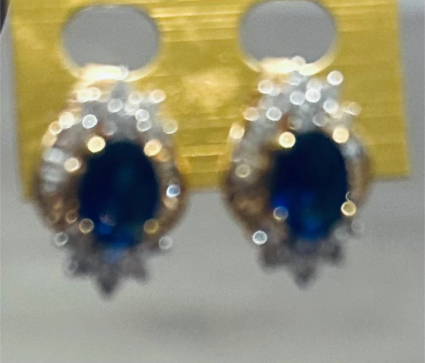 Sapphire & zirconia Earrings - photo 2