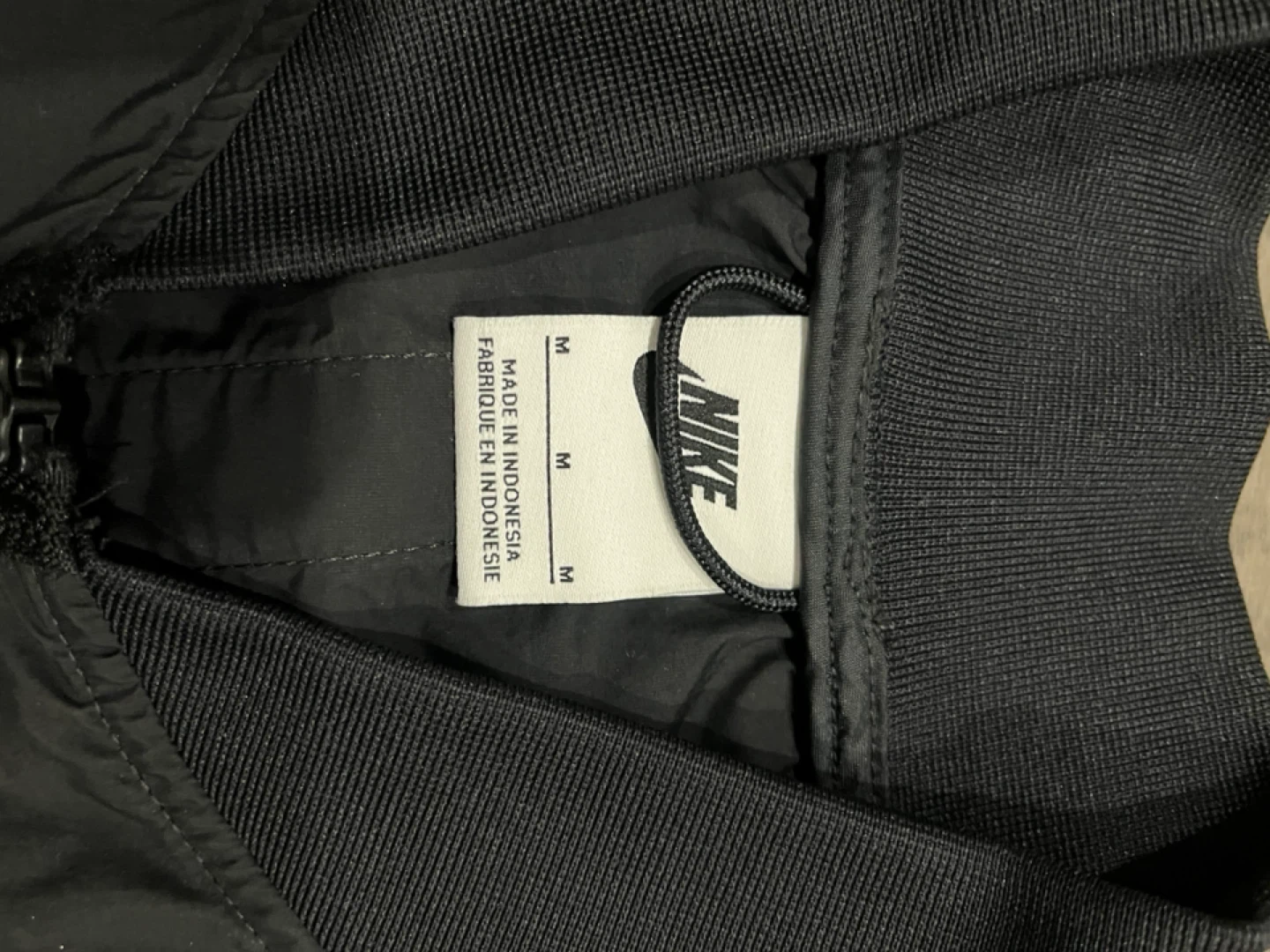 Nike Black Bomber Jacket - Size M - photo 3