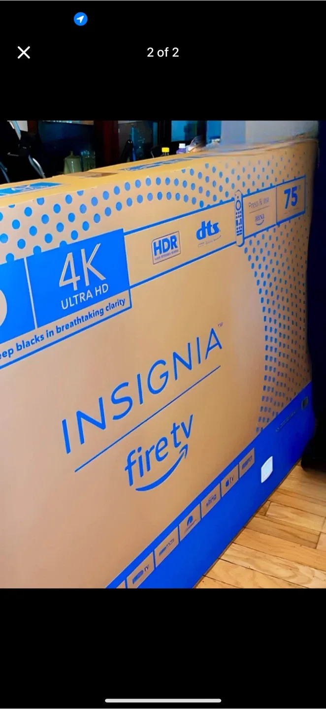 Insignia 75" 4K Ultra HD Fire TV - Like New! image indicator(2)