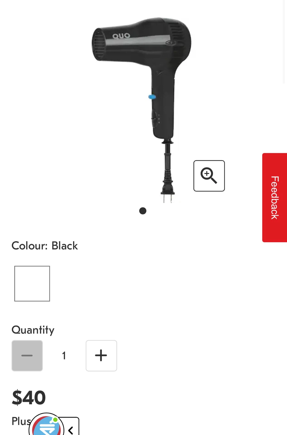 Quo by Conair Hair Dryer - Black - photo 2