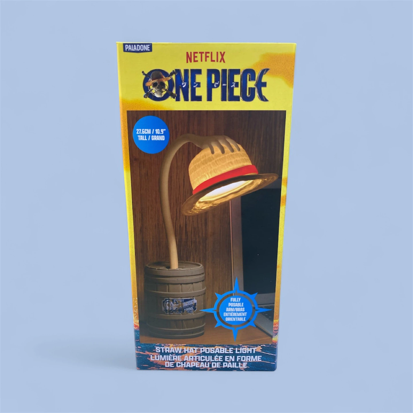 One Piece Straw Hat Posable Light - New in Box!