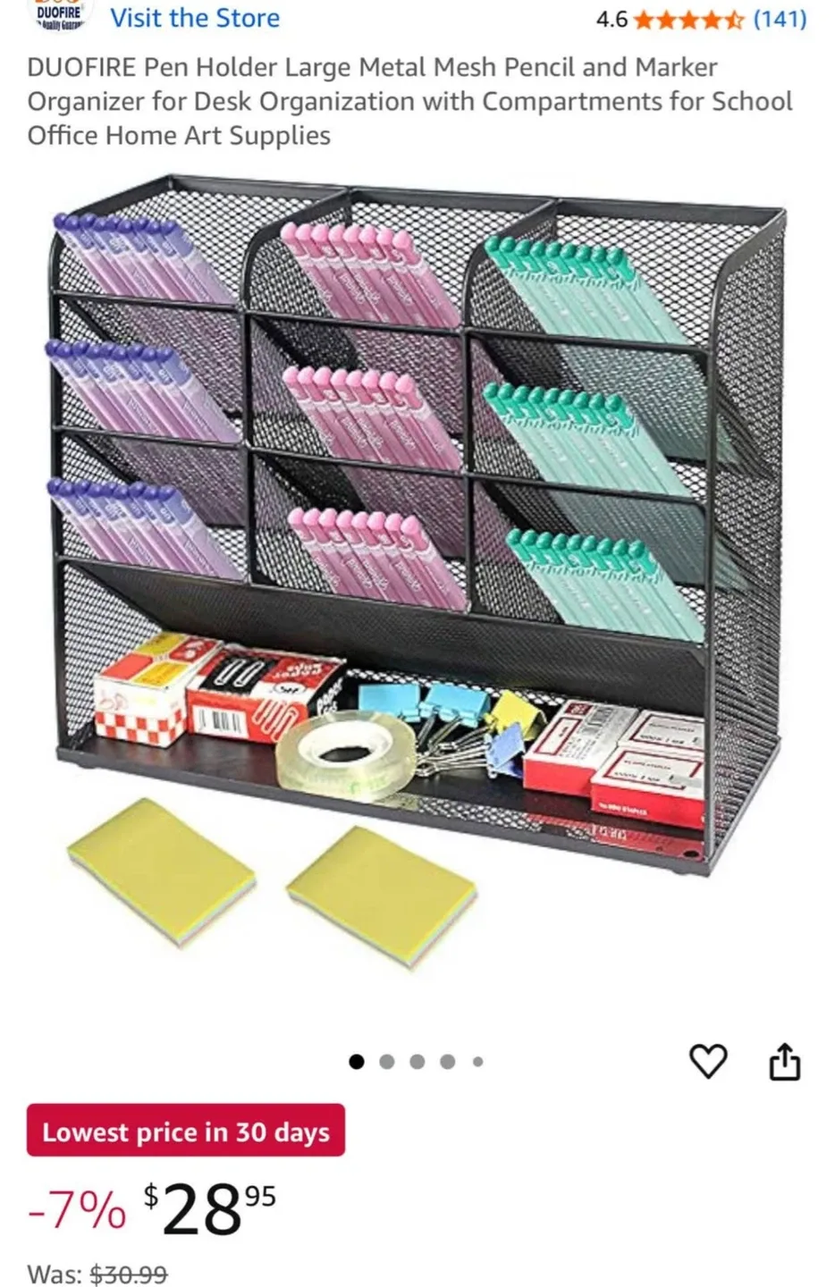 Mesh Desk Organizer image indicator(4)