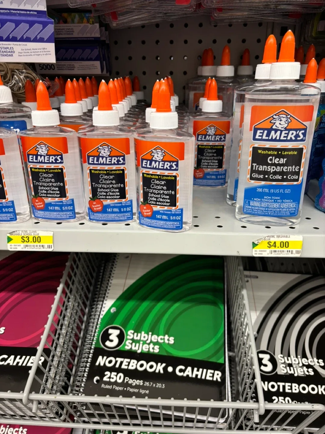 4 bottles Elmer's Washable Clear Glue - 266ml & 147ml image indicator(2)