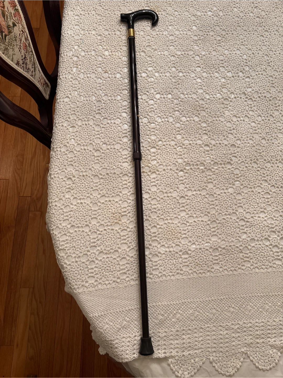Black Adjustable Walking Cane