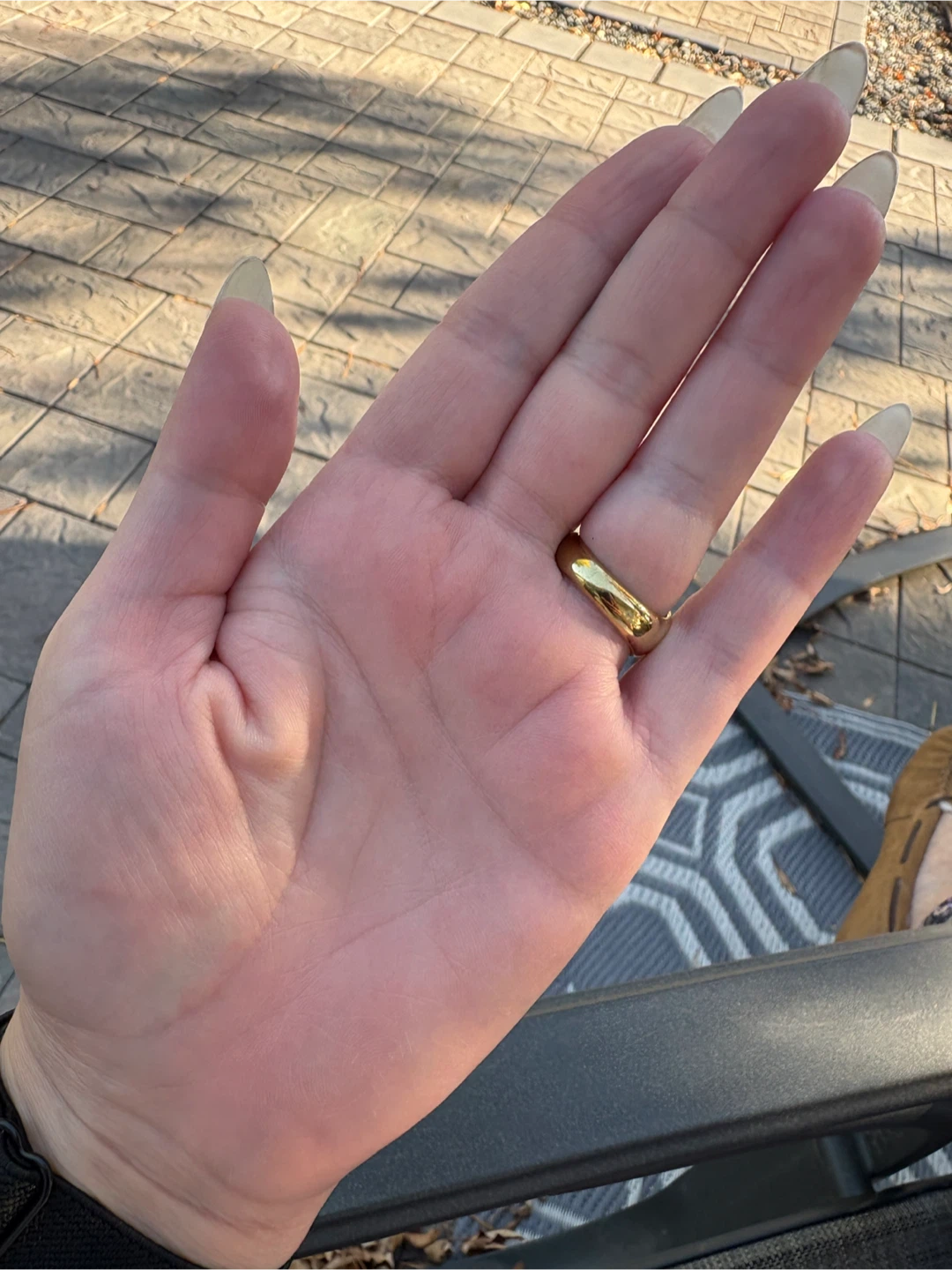 Gold plated Dome Ring - photo 2