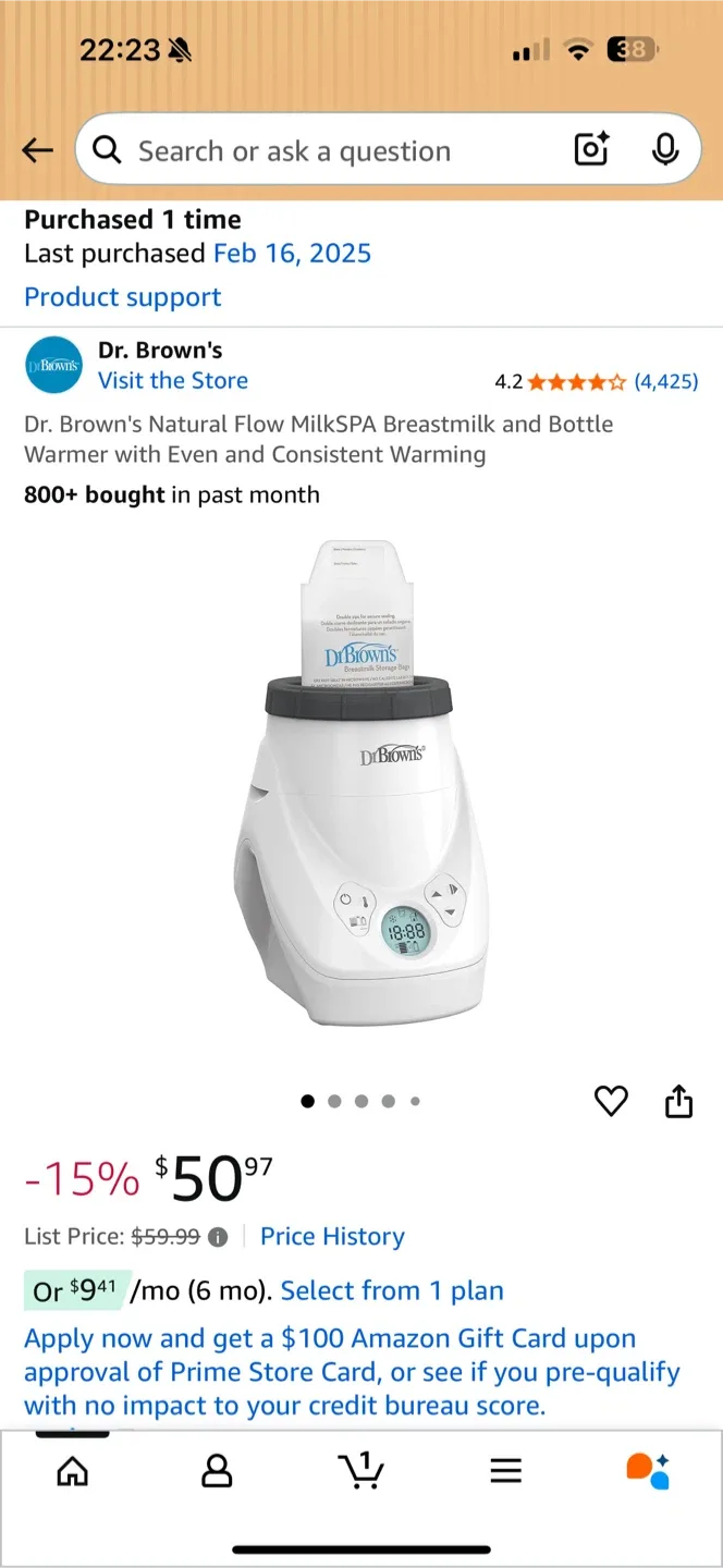 Dr. Brown's Bottle Warmer + Formula Mixing Pitcher image indicator(2)