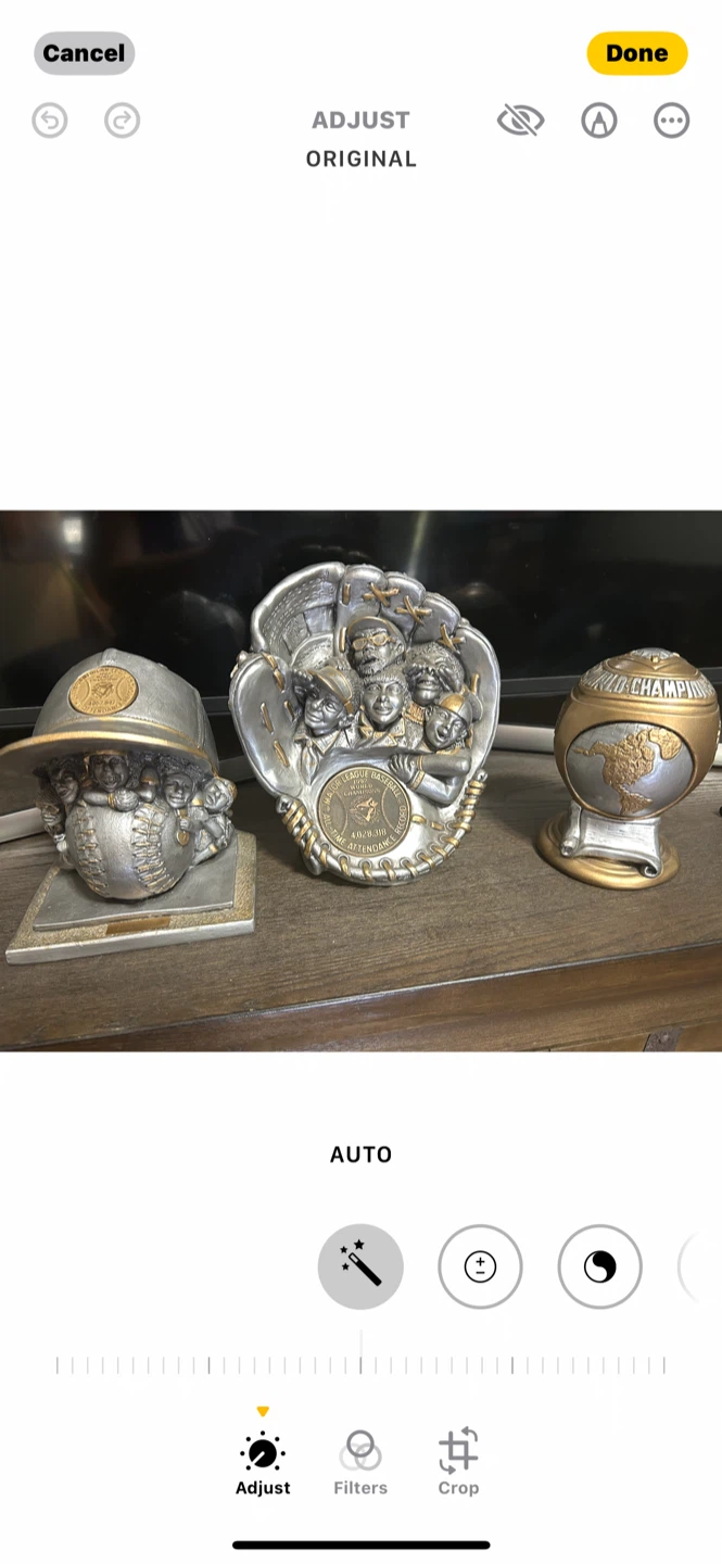 1992 1993 Jays World Series &Attendance Record Trophy Sculptures