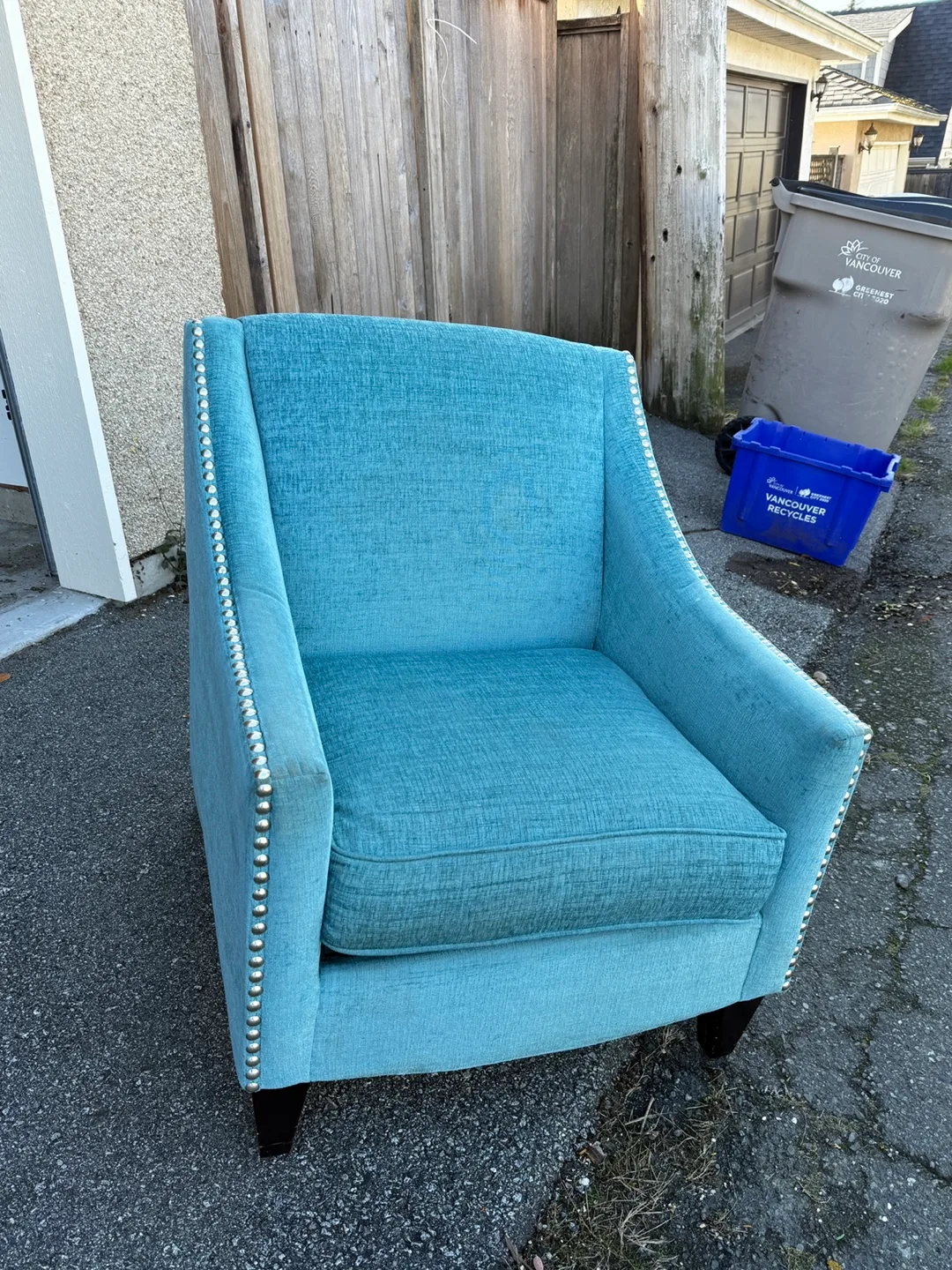 Blue Accent Chair thumbnail