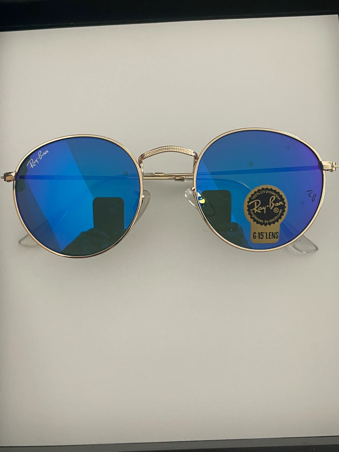 Ray-Ban RB3447 Sunglasses - Gold Frame, 50mm
