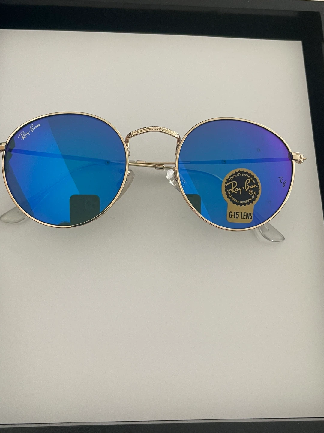 Ray-Ban RB3447 Sunglasses - Gold Frame, 50mm - photo 3
