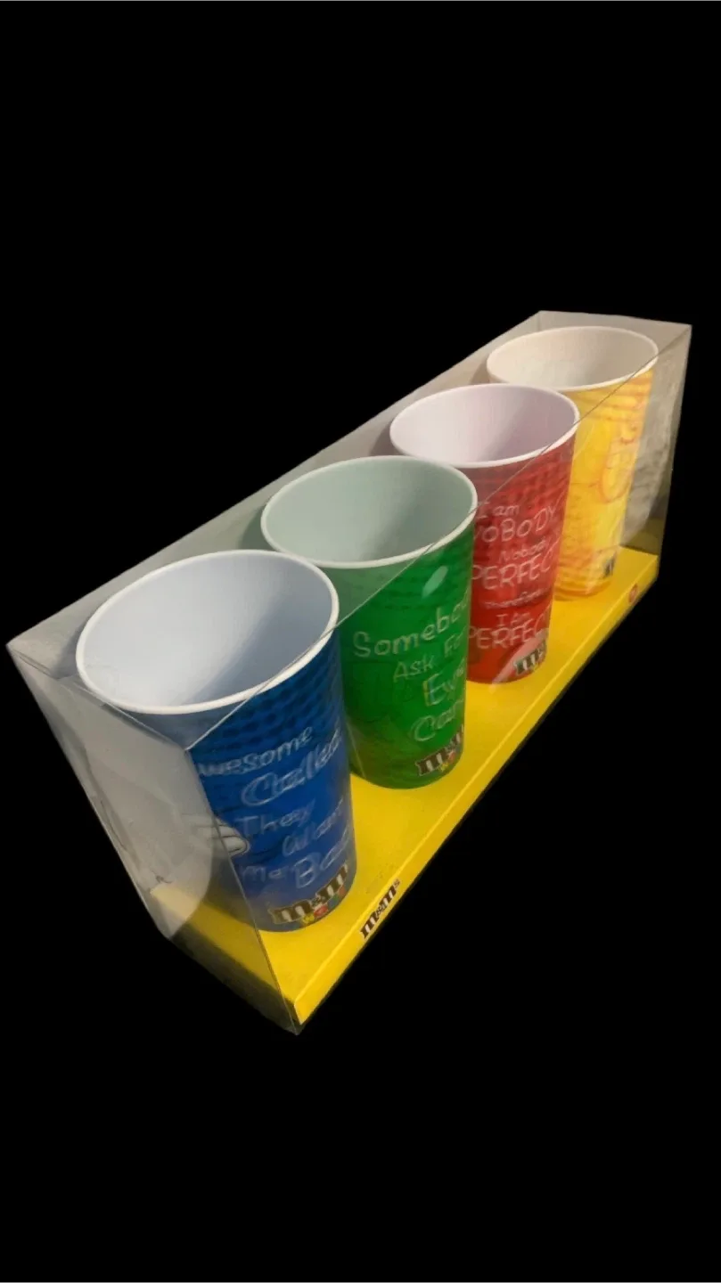 M&M's 3-D Cup Set - New in Box! 10 boxes