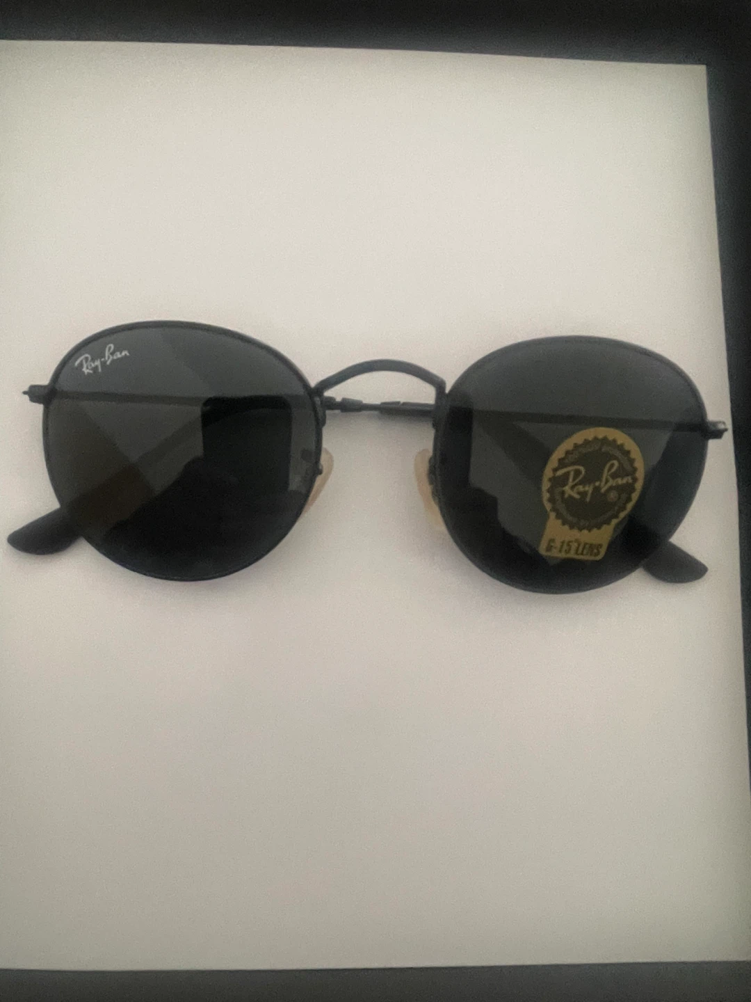 Ray-Ban Round Metal Sunglasses - Black - photo 3