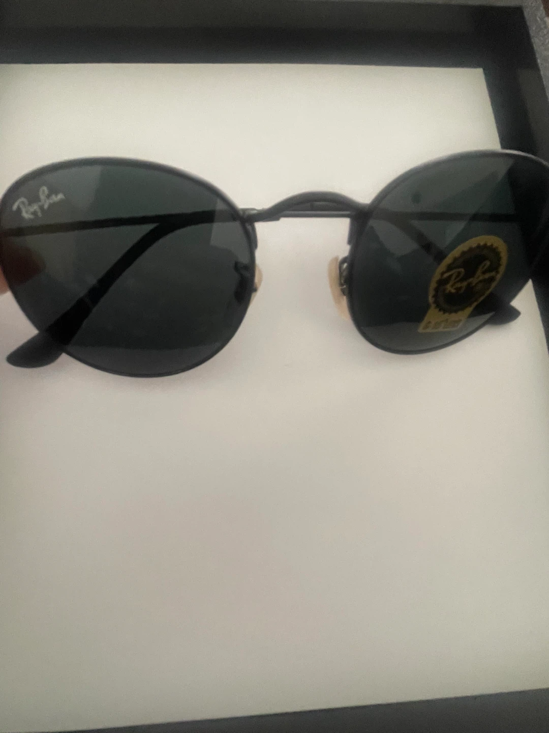 Ray-Ban Round Metal Sunglasses - Black - photo 2