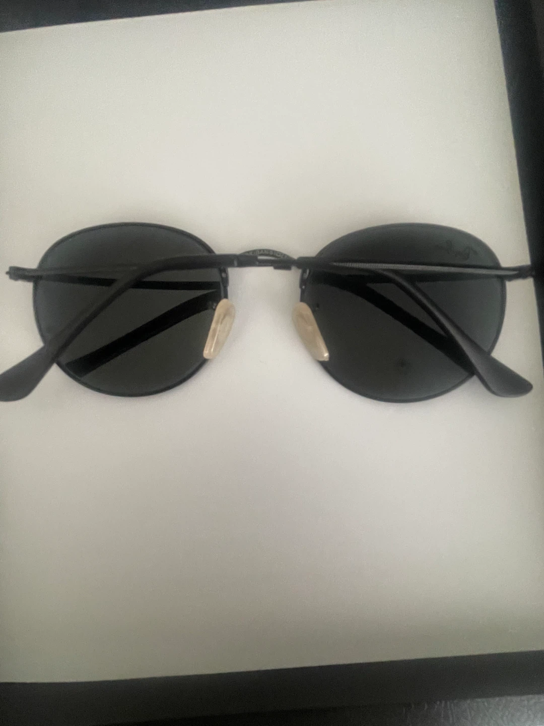 Ray-Ban Round Metal Sunglasses - Black - photo 5