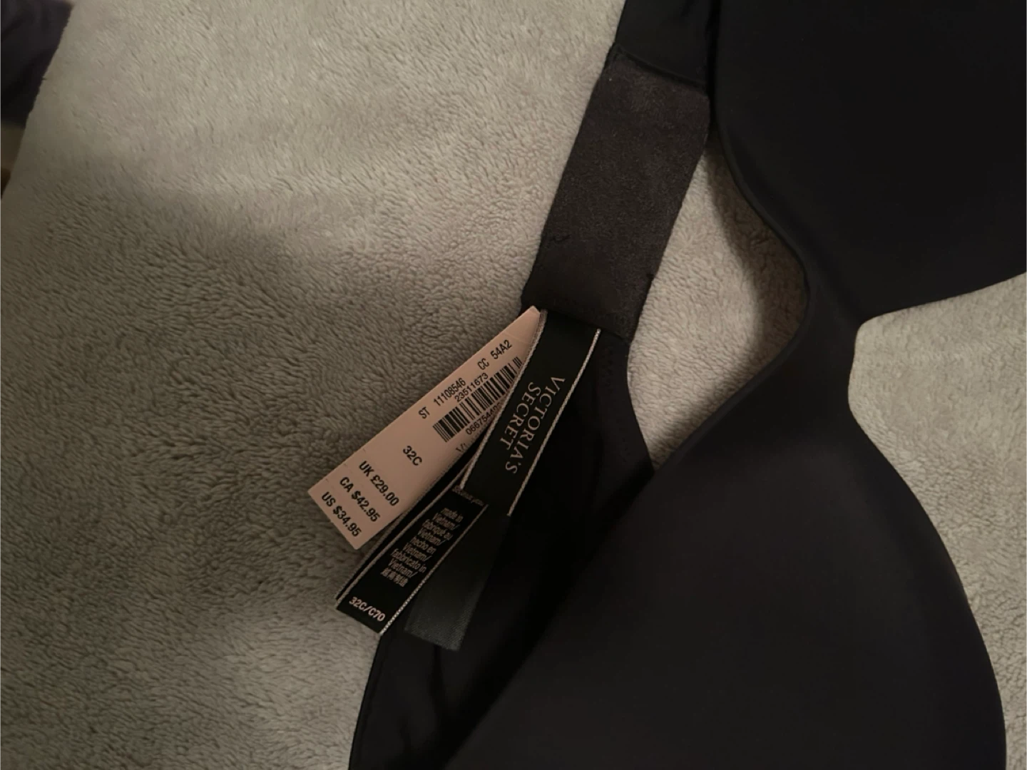 Victoria's Secret 32C Black Bra - photo 2