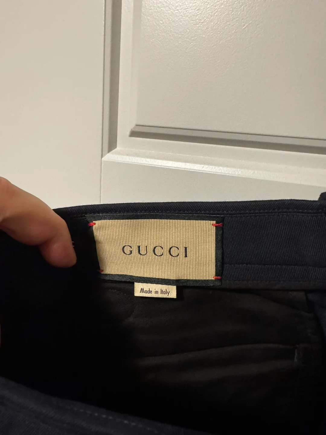 Authentic Gucci Navy Blue Pants image indicator(3)