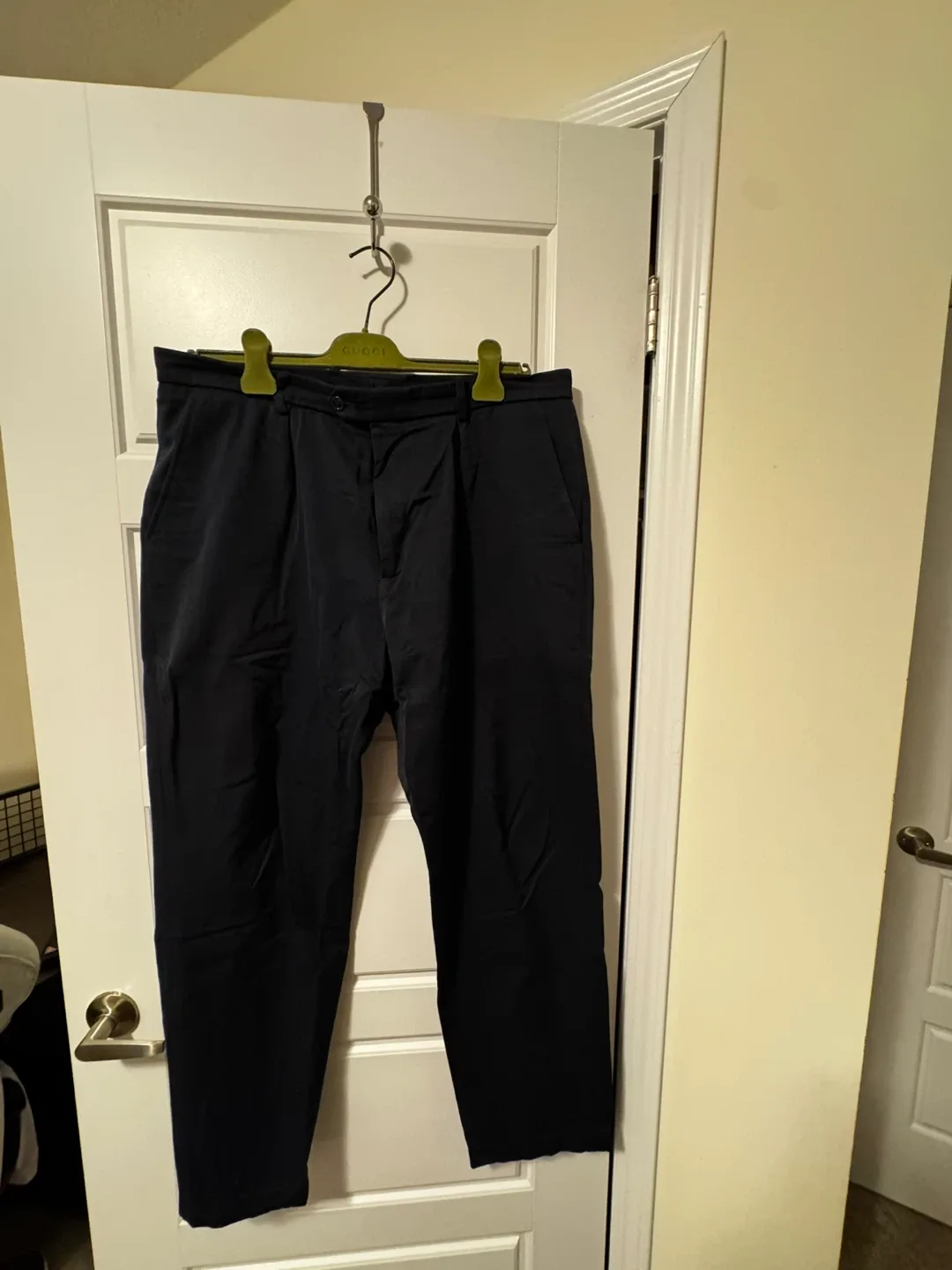 Authentic Gucci Navy Blue Pants image indicator(2)