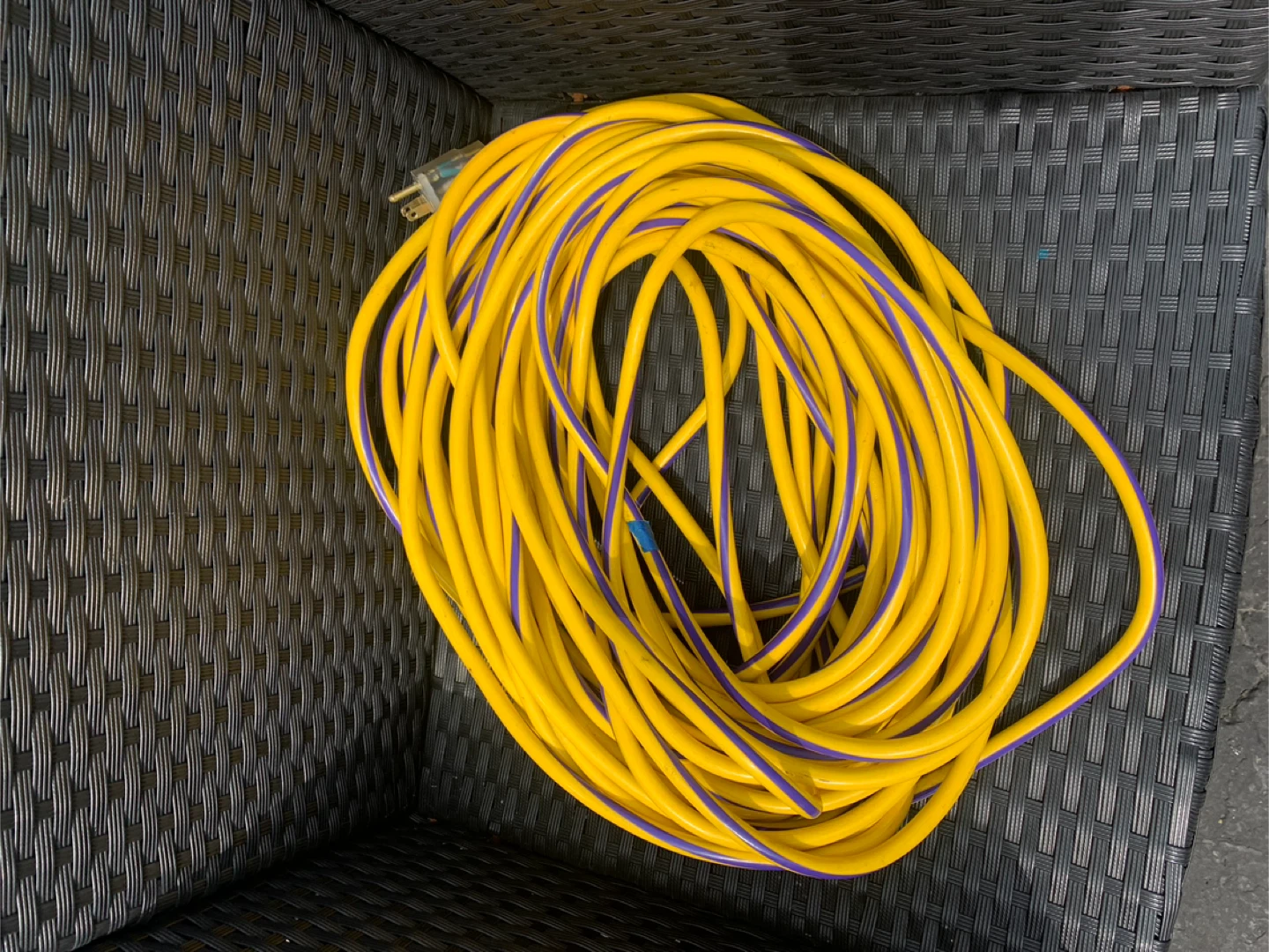 Yellow Heavy Duty Extension Cord