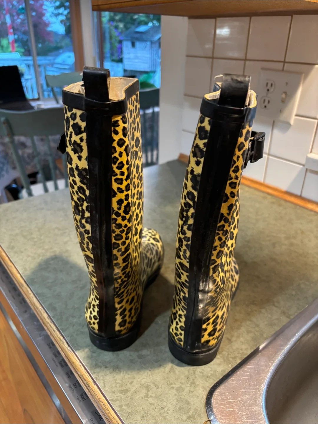 Leopard Print Gum Boots image indicator(3)