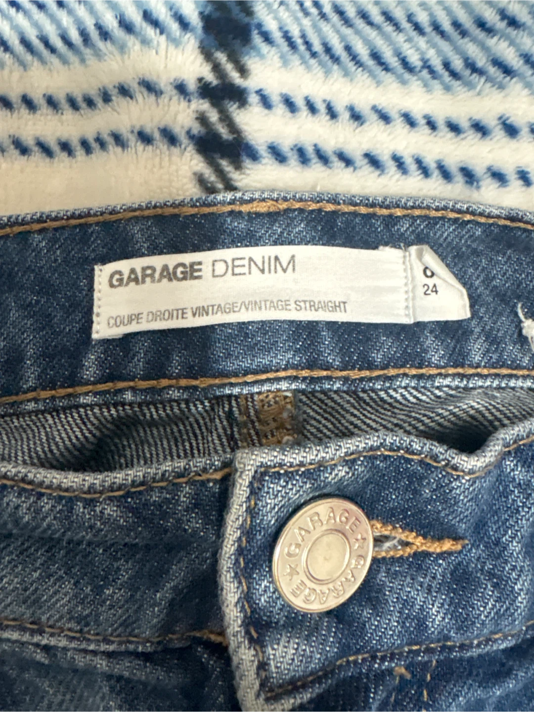 Garage Denim Vintage Straight Jeans - Size 24 - photo 3