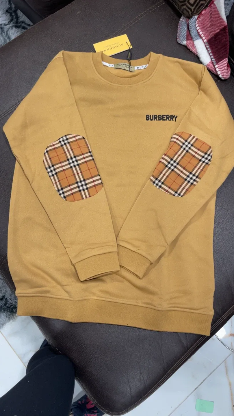 Burberry Crewneck Sweatshirt with Elbow Patches image indicator(7)