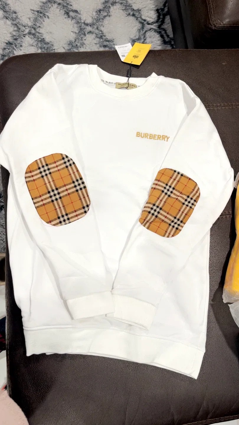 Burberry Crewneck Sweatshirt with Elbow Patches image indicator(9)