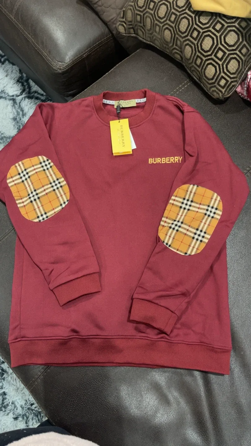 Burberry Crewneck Sweatshirt with Elbow Patches image indicator(8)