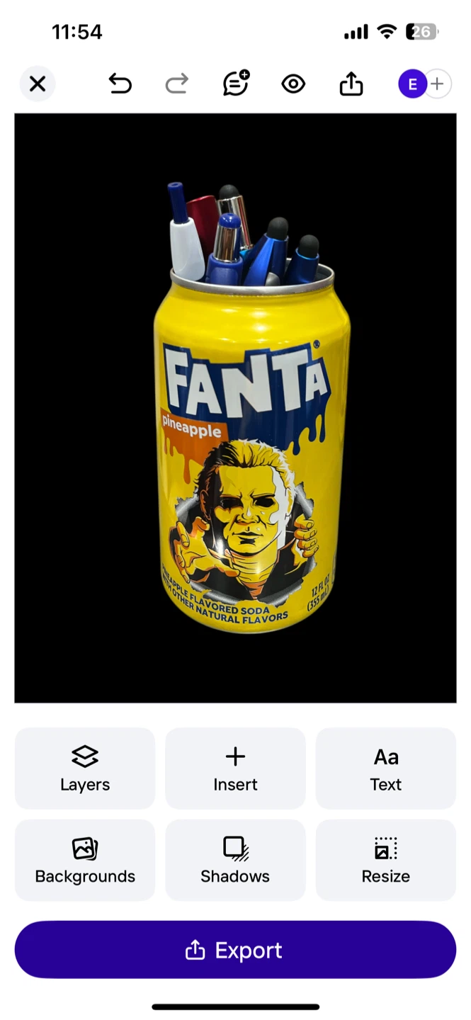 Fanta Exclusive Michael Myers 12oz Can Pen Holder