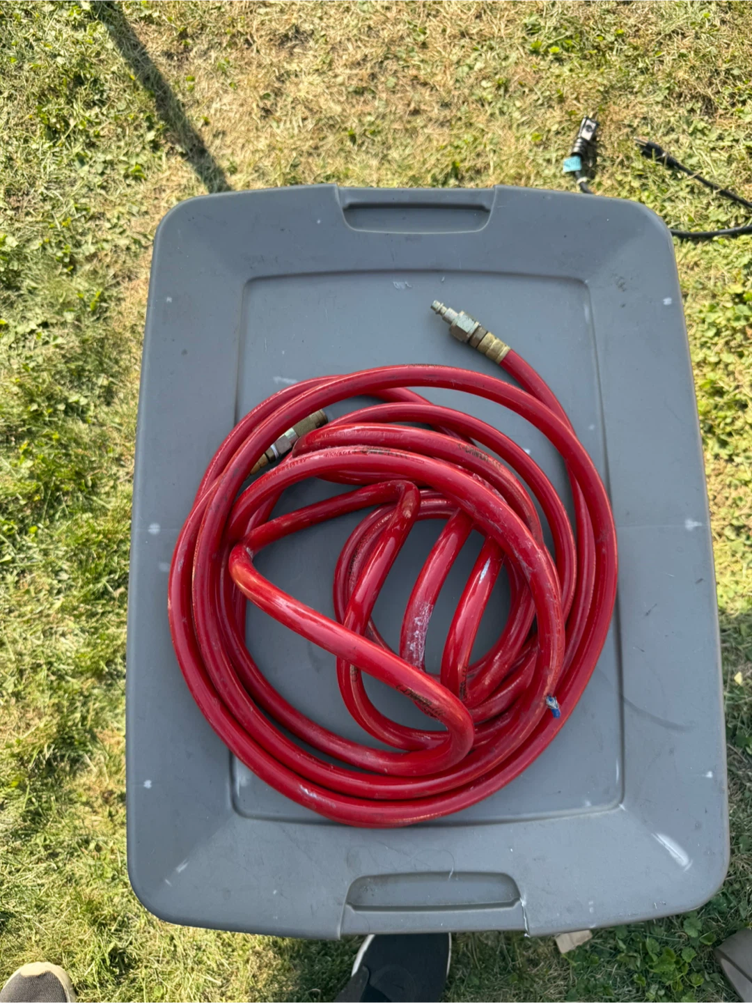 Red Air Compressor Hose