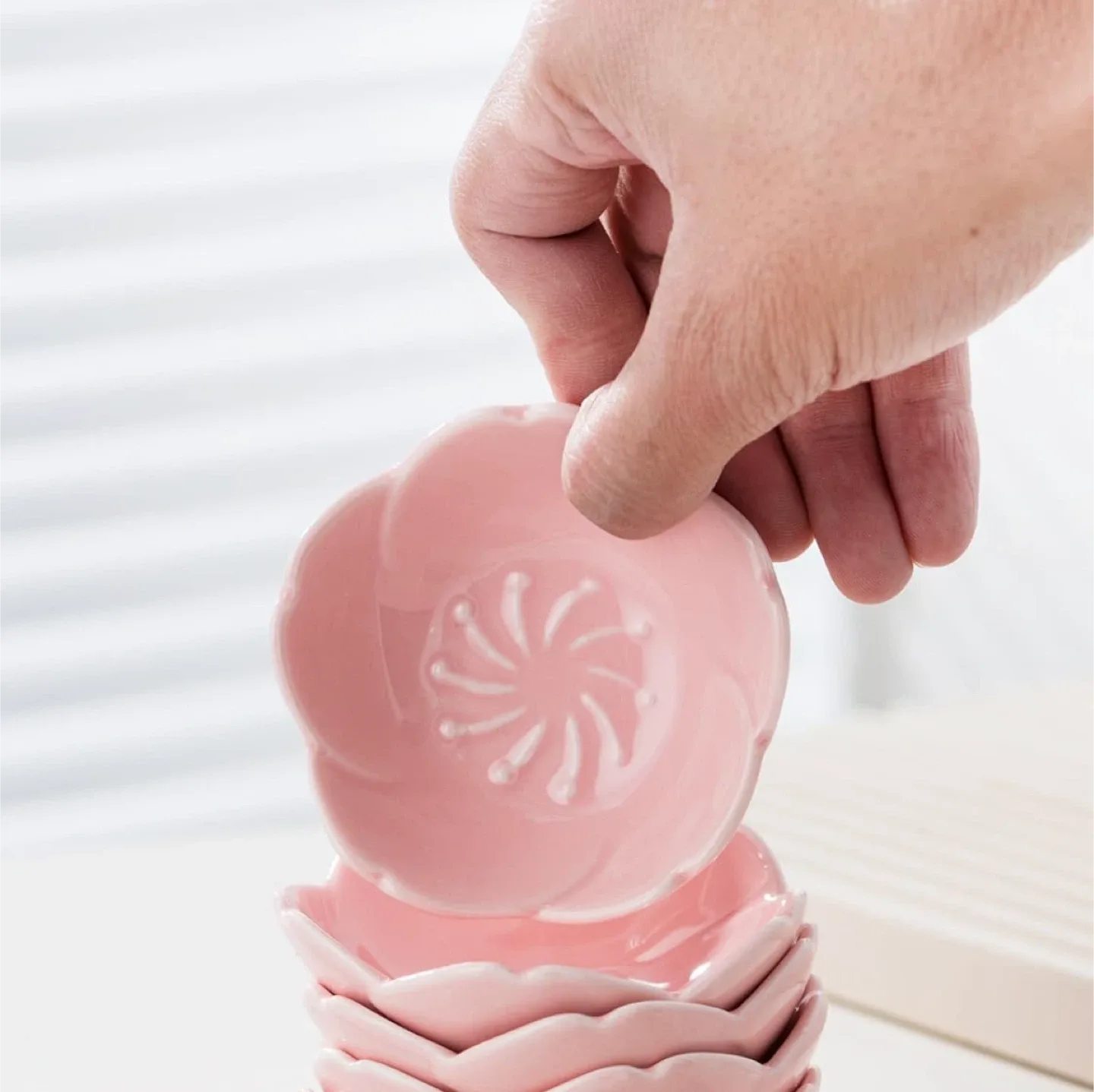 Sakura Cherry Blossom Sauce Dishes (Set of 4) image indicator(6)