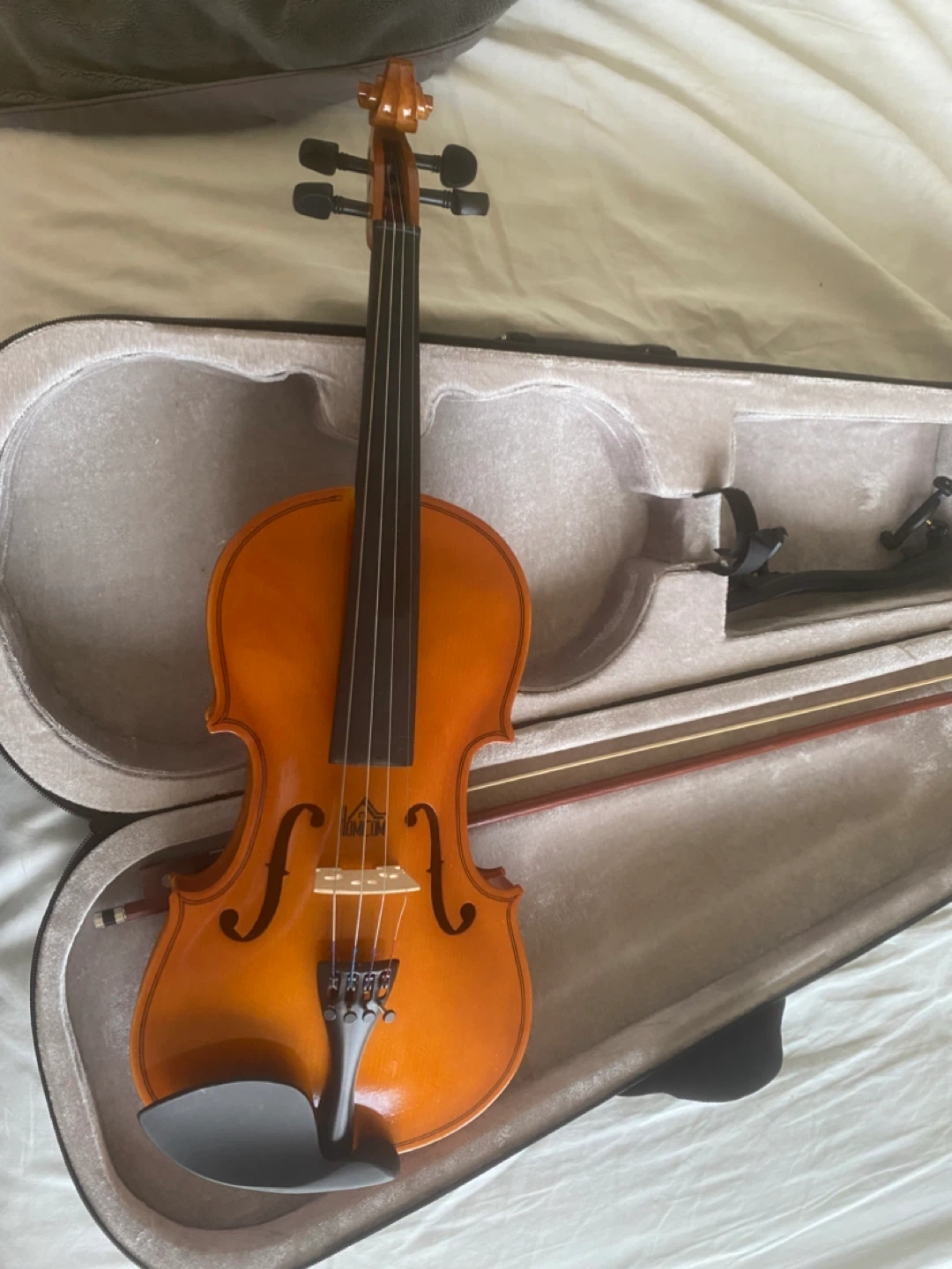 Violin with case and tuner - photo 2