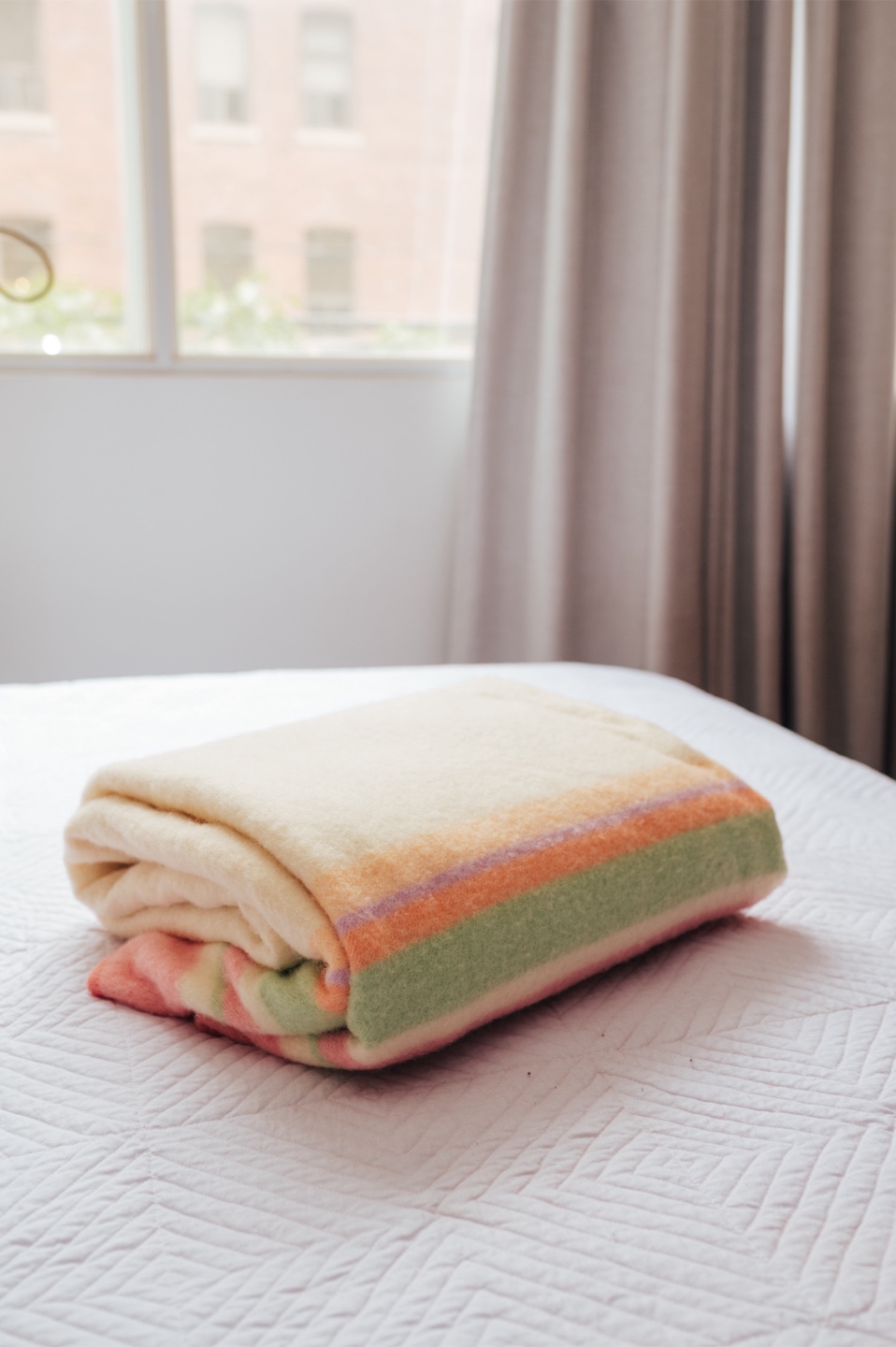 100% Wool Vintage Blanket by Mossfield Porritts & Spencer - photo 2