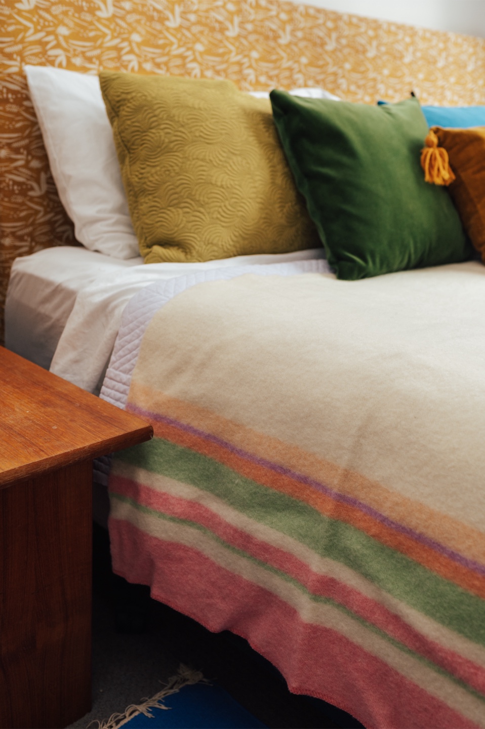 100% Wool Vintage Blanket by Mossfield Porritts & Spencer - photo 5