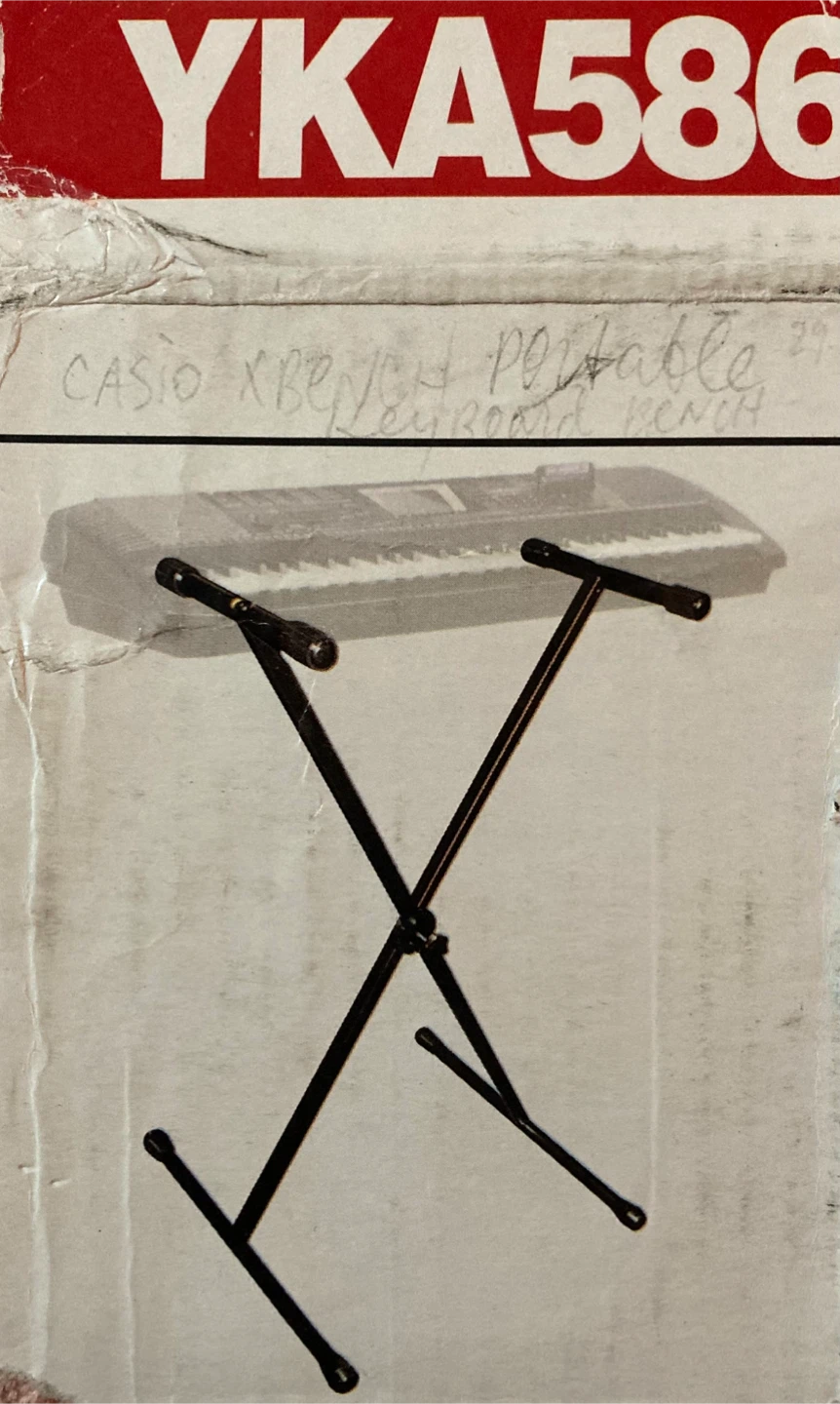 Casio X-Bench Portable YKA586 Keyboard Bench - photo 2