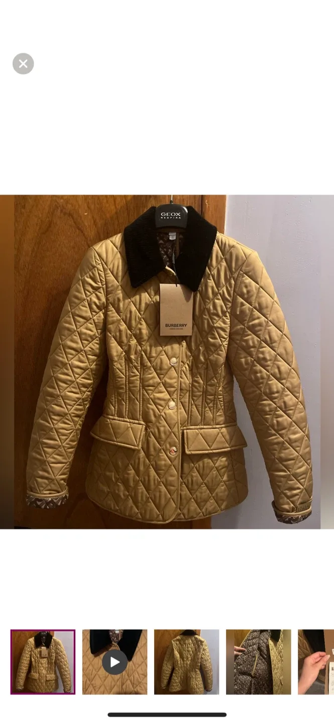 AUTHENTIC Burberry Quilted Jacket thumbnail