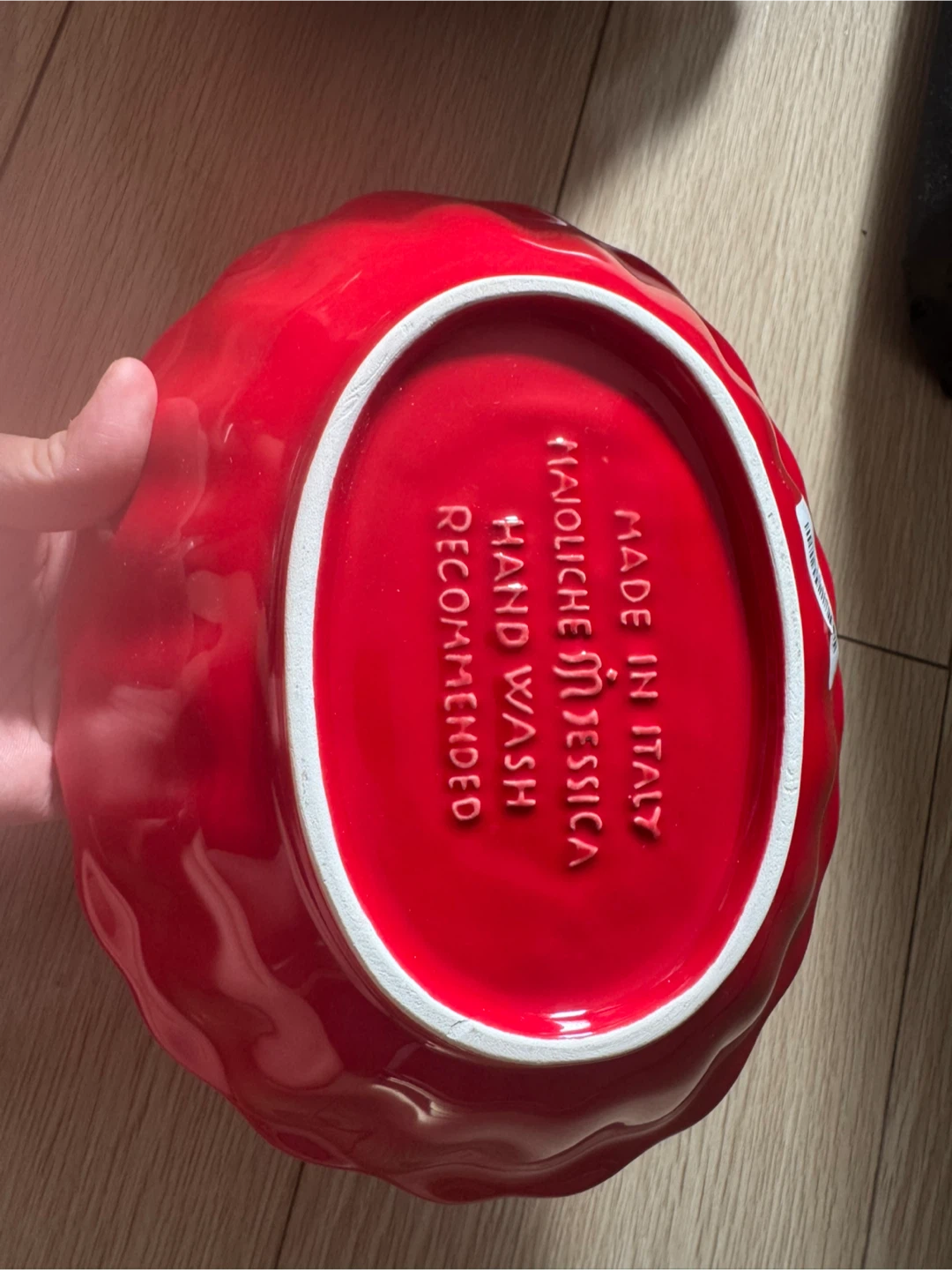 Majolische Jessica Red Bowl - Made in Italy