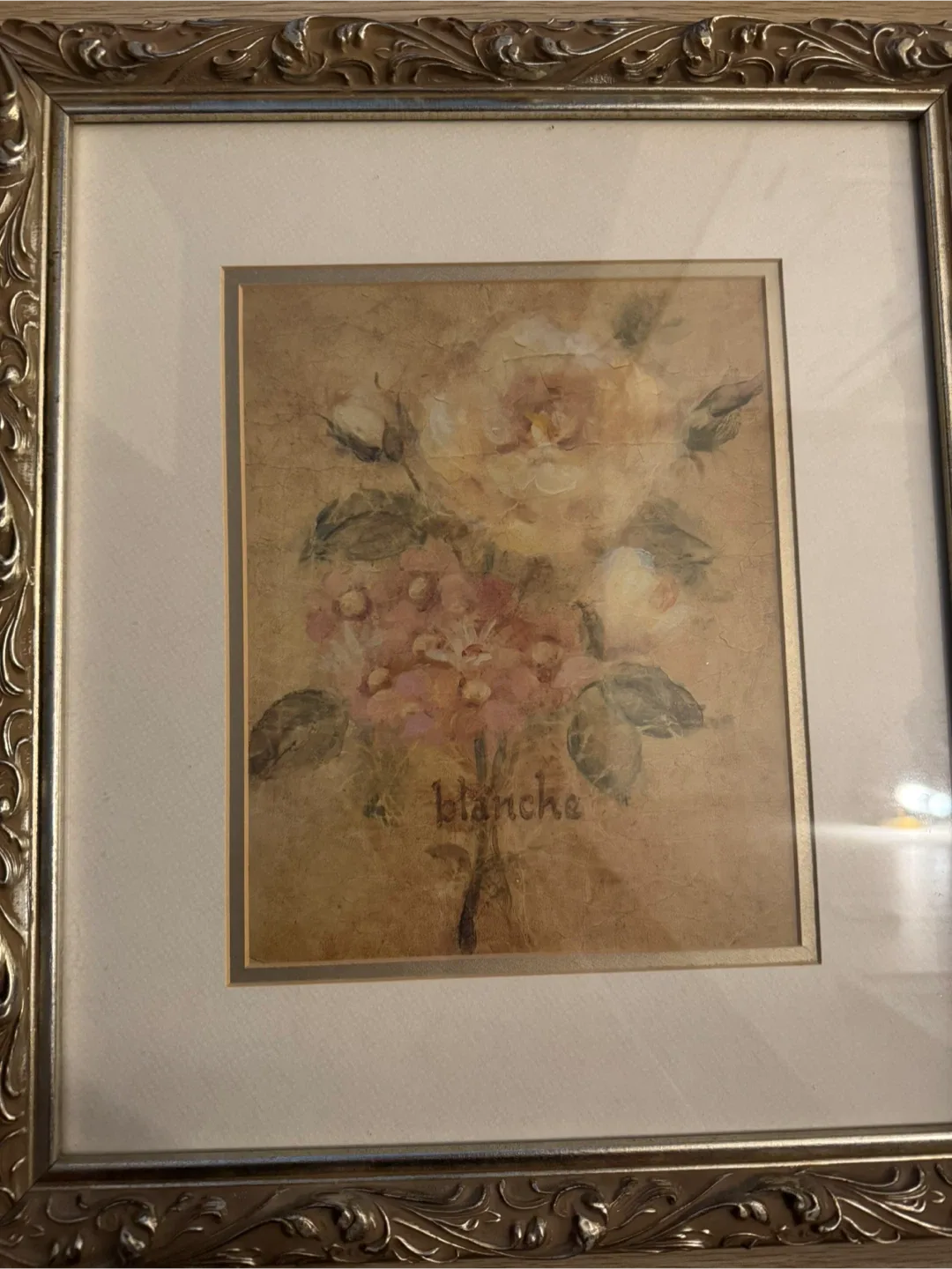 Blanche Floral Framed Art thumbnail
