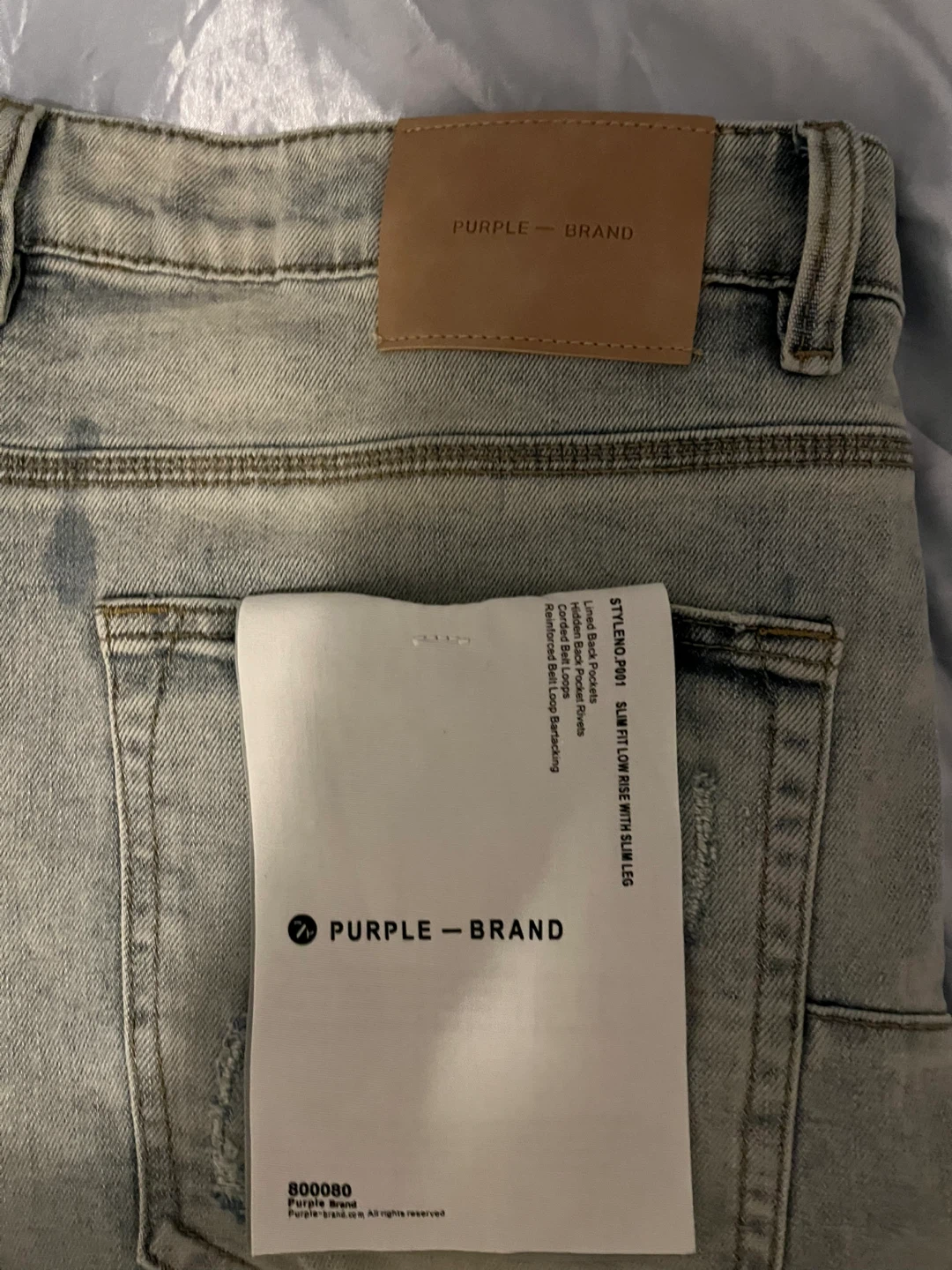 Purple Brand Slim Fit Jeans, Size 34 - photo 5