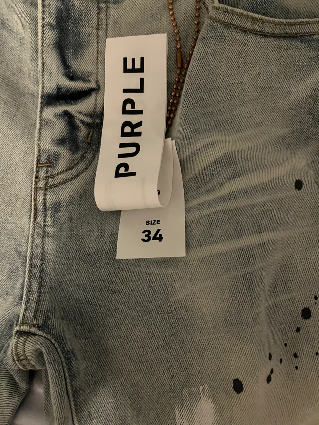Purple Brand Slim Fit Jeans, Size 34 - photo 2
