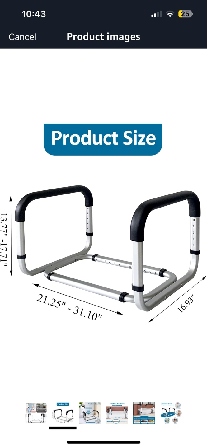 NEW RETAOLDTH Bed Assist Rail Grab Bar - photo 4