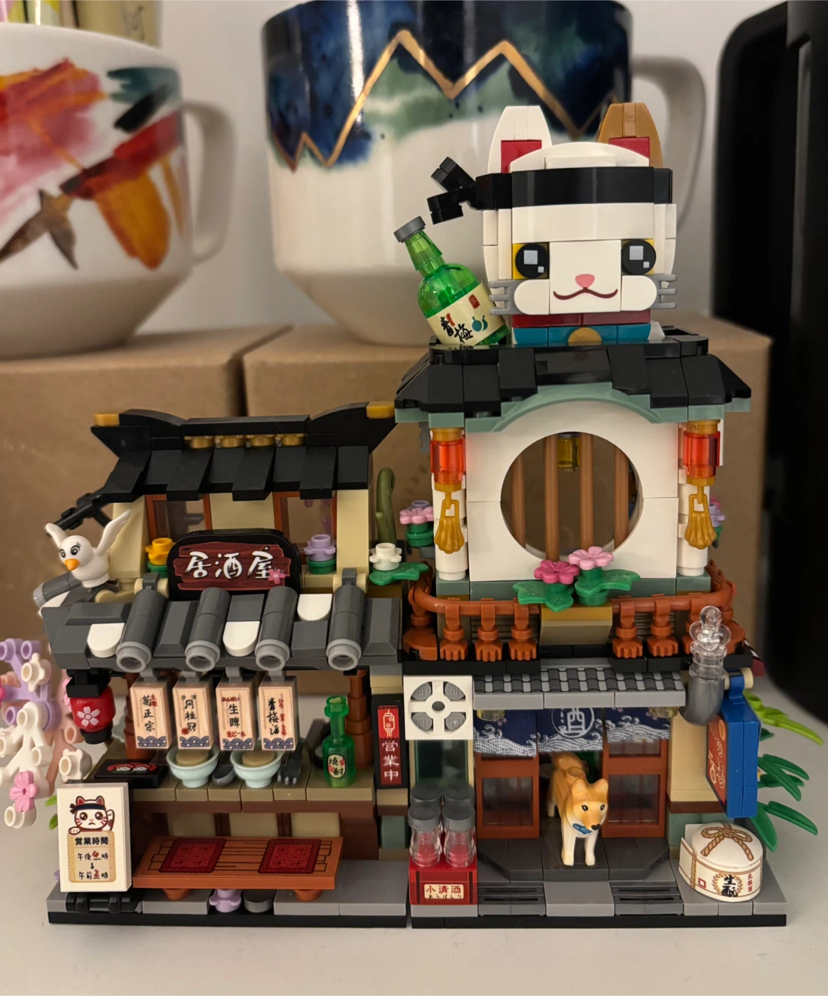 Foldable Japanese Street View Mini Blocks