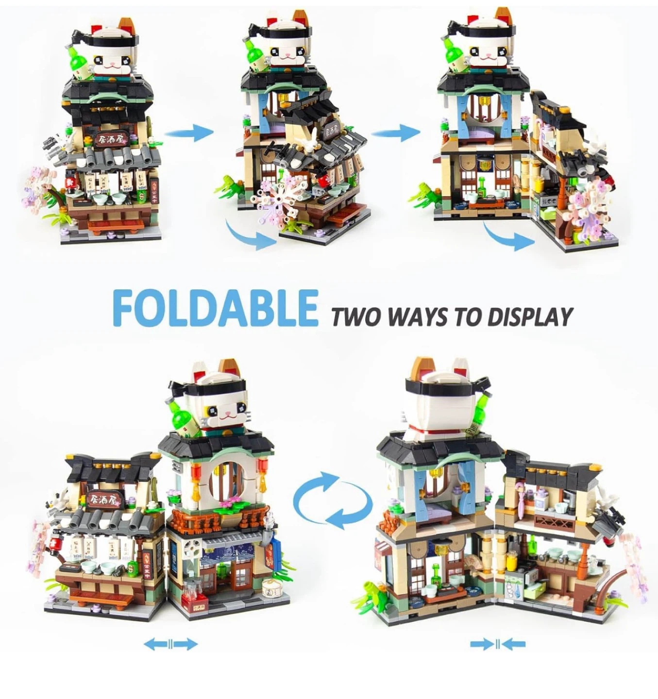 Foldable Japanese Street View Mini Blocks - photo 4